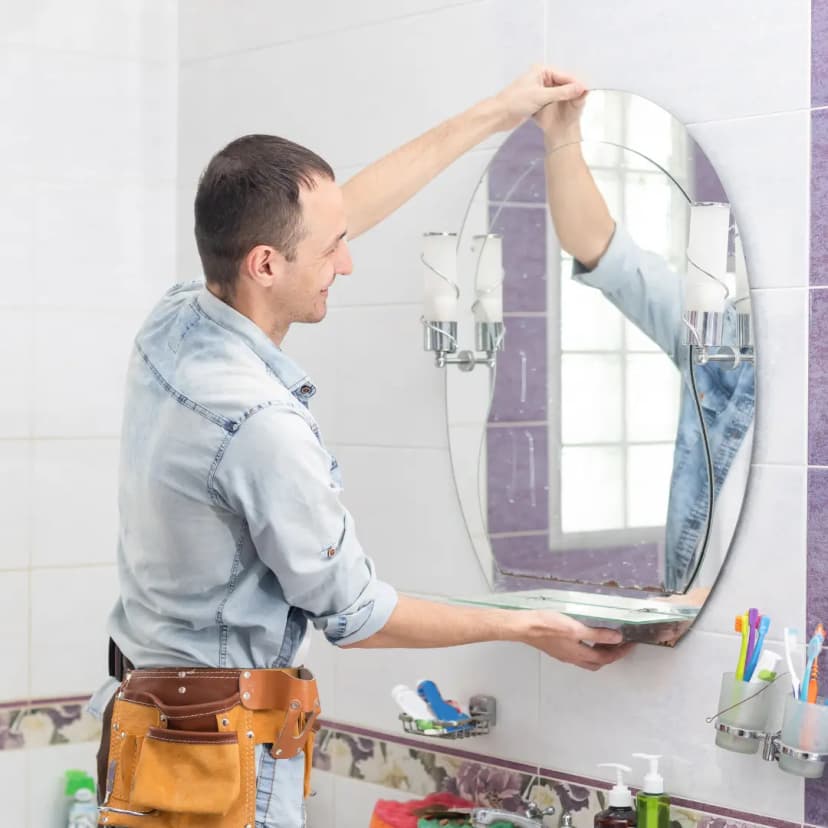 Mirror installation in dubai